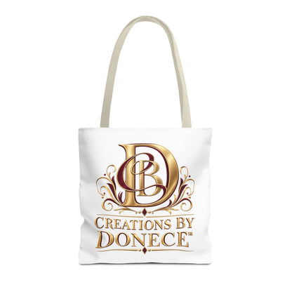 Creations by Donece Gold Logo Tote