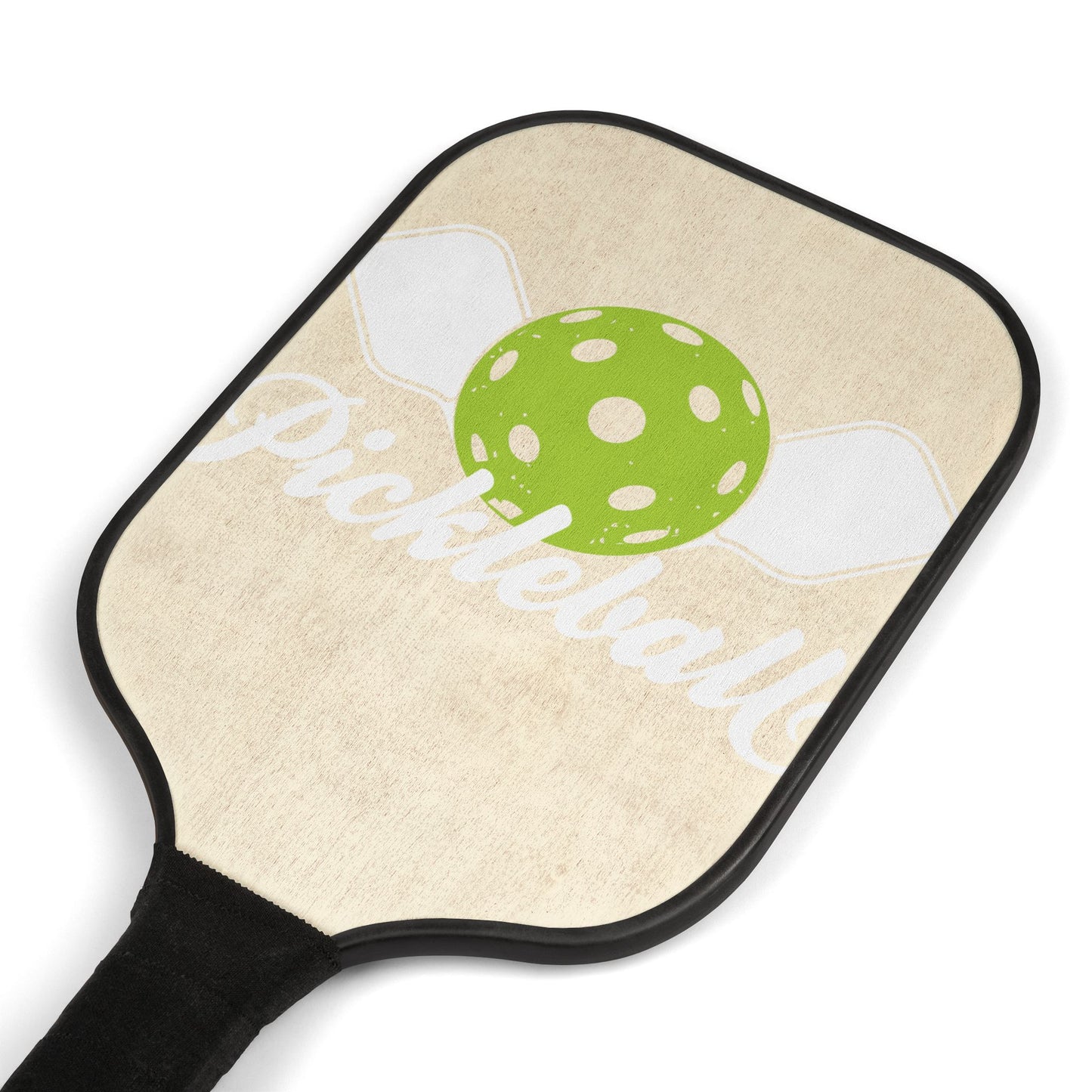 Pickleball Paddle Set — Lightweight Pickleball Kit with Graphic Ball Design