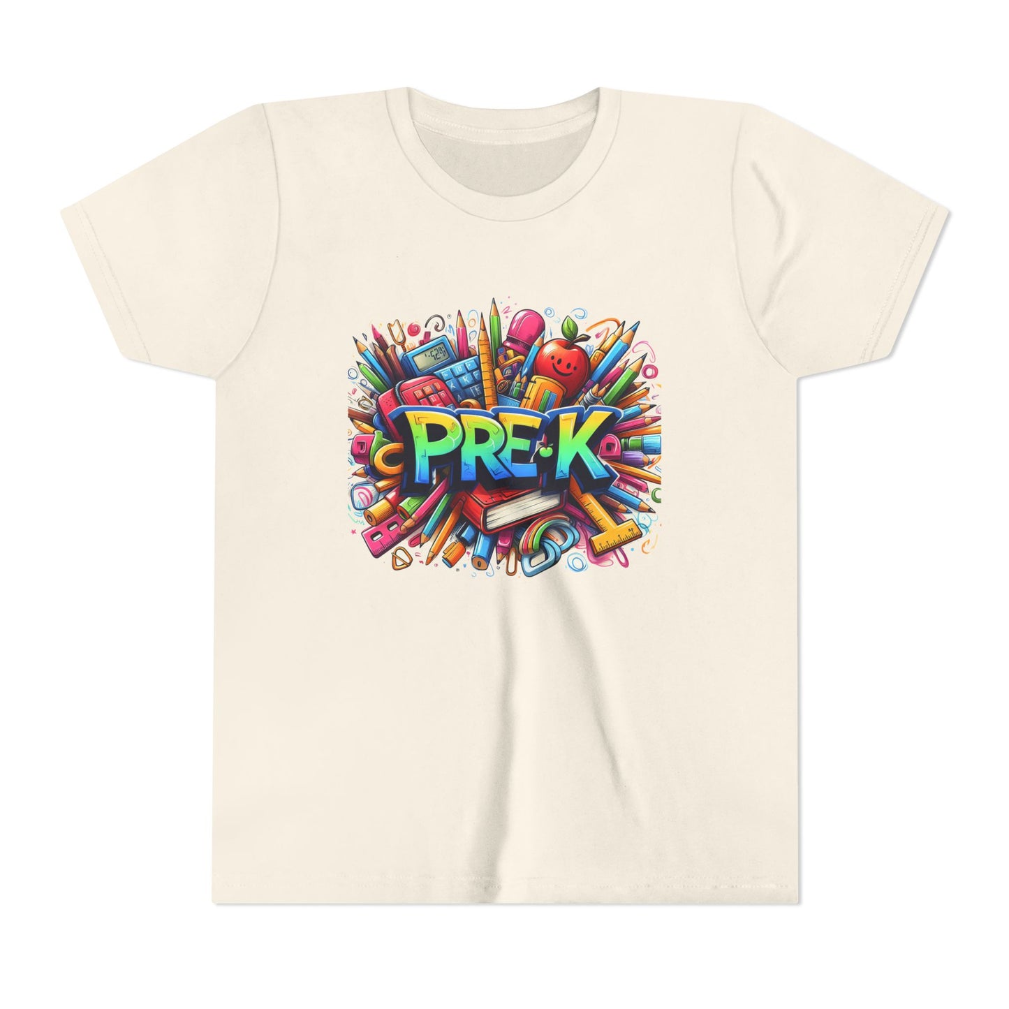 PRE-K Kids Tee — Colorful Back-to-School Pre-K Shirt for Preschoolers