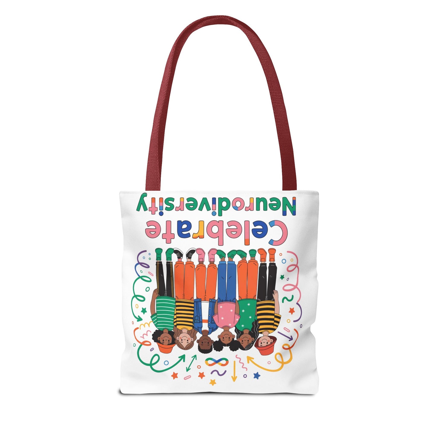 Celebrate Neurodiversity Tote Bag — Inclusive Pride Reusable Shopper