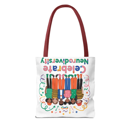 Celebrate Neurodiversity Tote Bag — Inclusive Pride Reusable Shopper