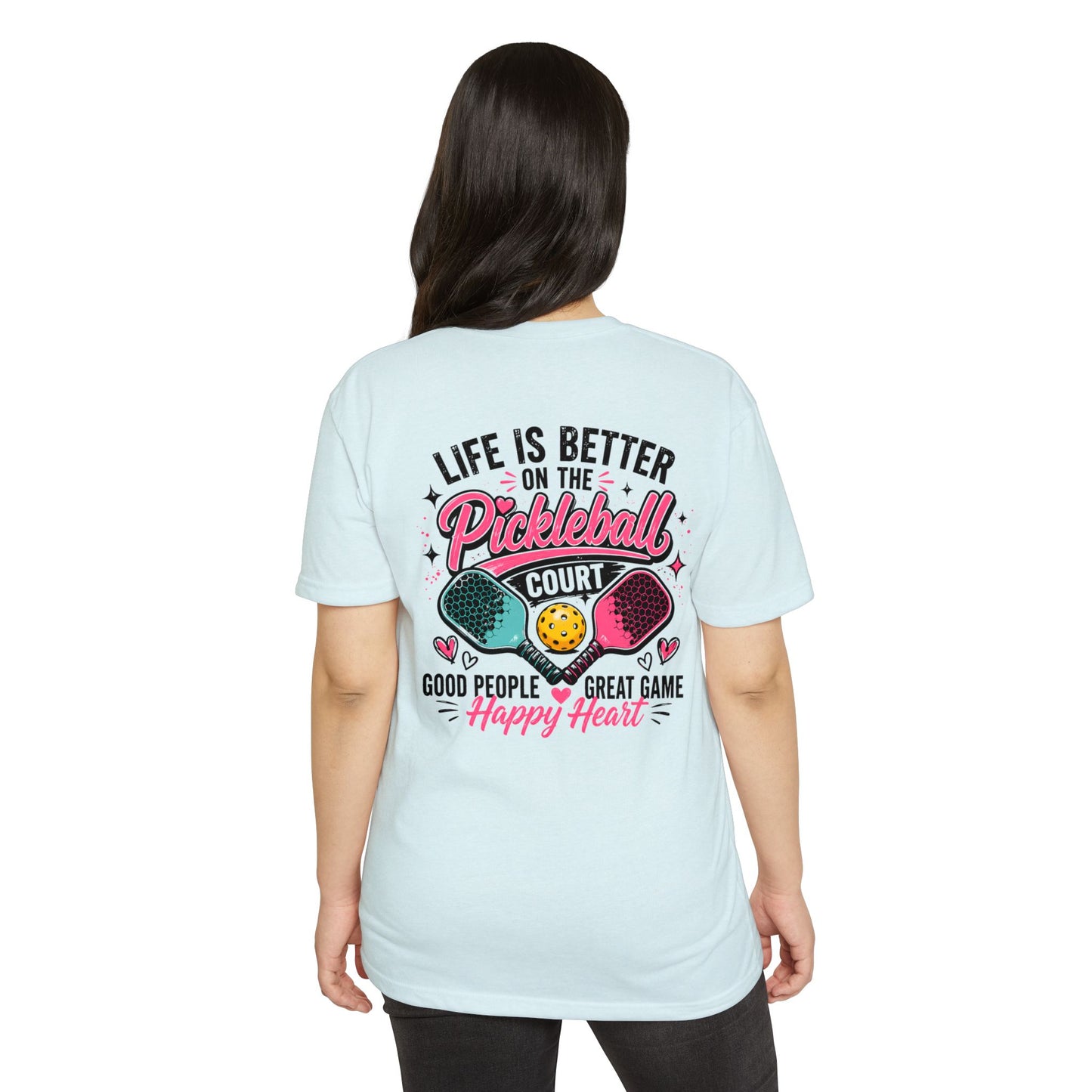 Pickleball T-Shirt – "Life Is Better on the Pickleball Court" Graphic Tee