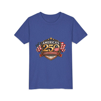 America's 250th Anniversary Youth Tee - Patriotic 1776–2026 Celebration Shirt