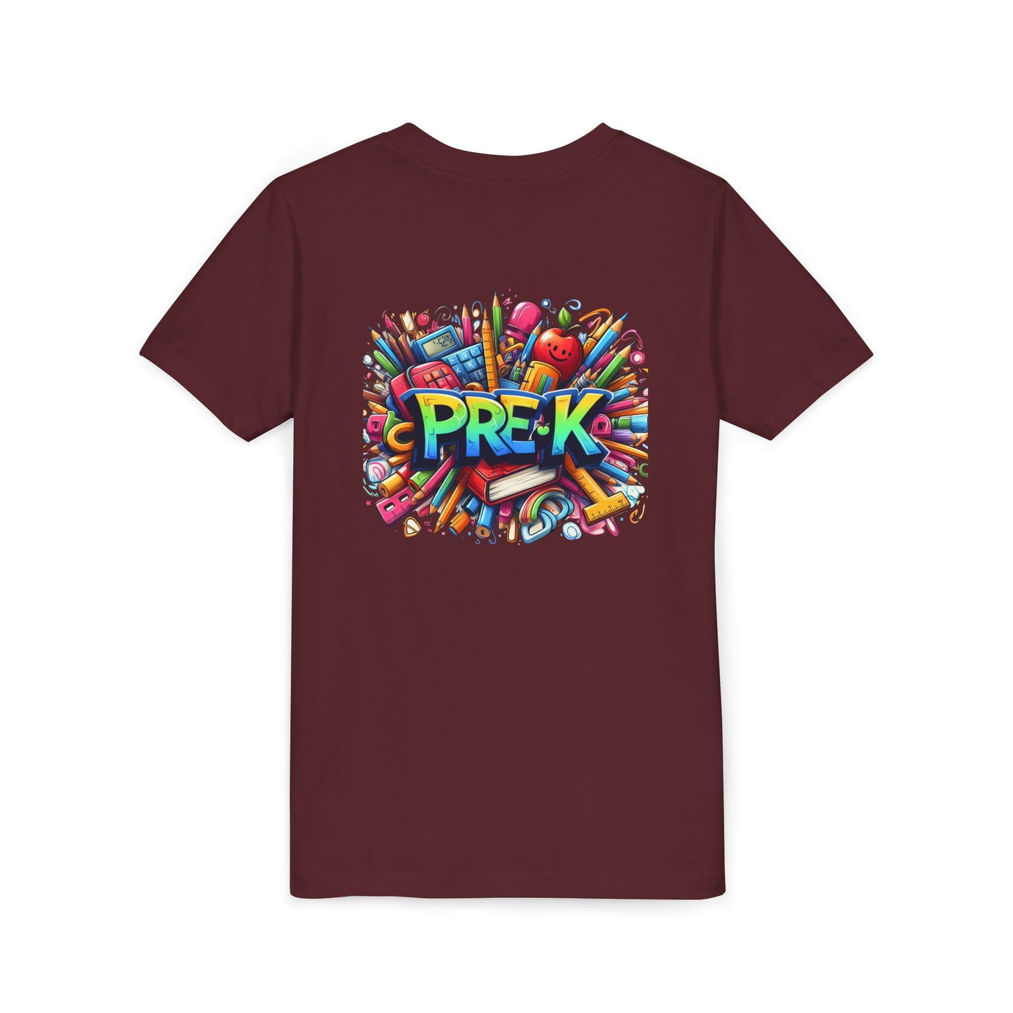 PRE-K Kids Tee — Colorful Back-to-School Pre-K Shirt for Preschoolers