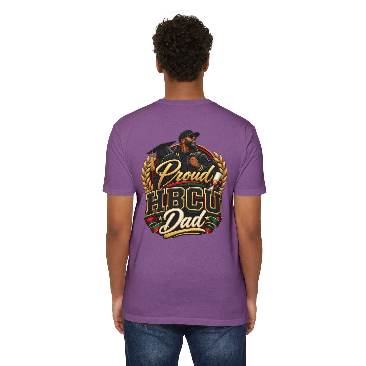 Proud HBCU Dad T-Shirt — Black College Graduation Dad Tee
