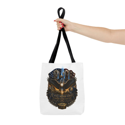 9/11 Memorial Eagle Tote Bag – Never Forget Tribute Tote