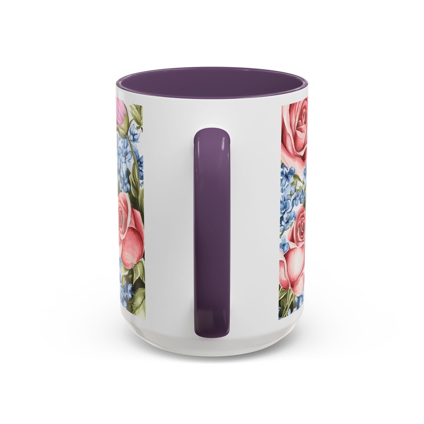 Mother's Day Butterfly Floral Coffee Mug – "Happy Mother's Day" Accent Mug (11/15 oz)