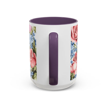 Mother's Day Butterfly Floral Accent Coffee Mug – "Happy Mother's Day"