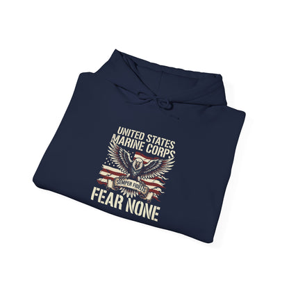 United States Marine Corps Fear None  Hoodie