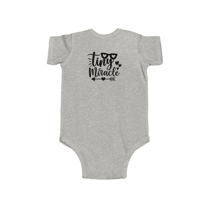 Infant Bodysuit - "Tiny Miracle" Baby Onesie, Newborn Gift