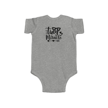 Infant Bodysuit - "Tiny Miracle" Baby Onesie, Newborn Gift