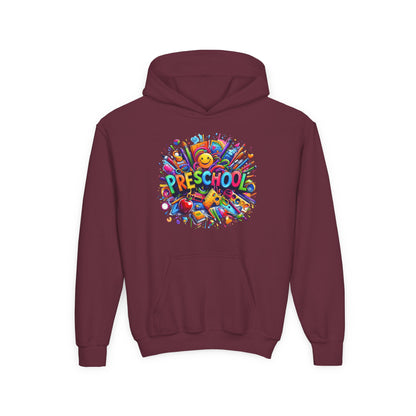 Preschool Kids Hoodie — Colorful Back-to-School Preschool Design