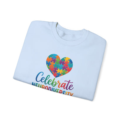 Celebrate Neurodiversity  Crewneck Sweatshirt