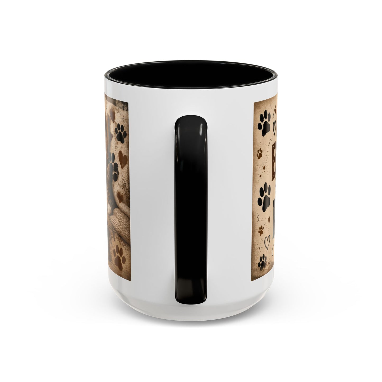 Dog & Cat Coffee Mug - "Less People, More Dogs & Cats" Accent Ceramic Mug