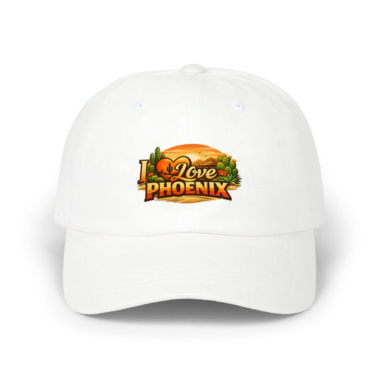 Dad Cap — I Love Phoenix Sunset Embroidered Hat