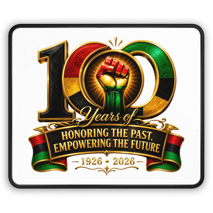100 Years of Empowerment Gaming Mouse Pad — Honoring the Past, Empowering the Future (1926–2026)