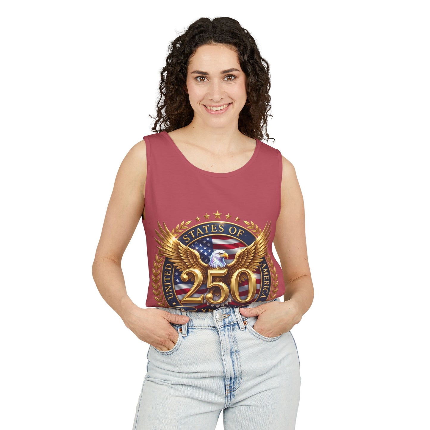 250 Years Anniversary Eagle Tank Top — United States Bicentennial Celebration Tee