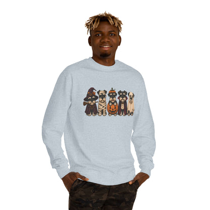 Halloween Pug Costume Sweatshirt – Cute Pugs in Witch, Mummy, Pumpkin & Ghost Outfits