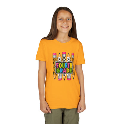 Fourth Grade Pencil Kids Tee – Back to School Youth Shirt