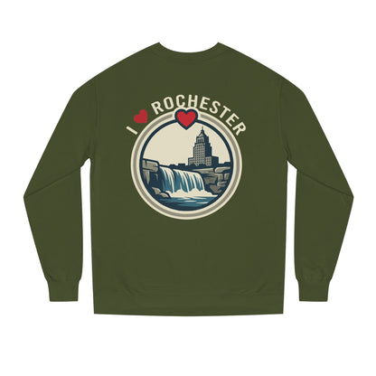 Rochester Waterfall Crewneck Sweatshirt – I  Rochester City Skyline Pullover