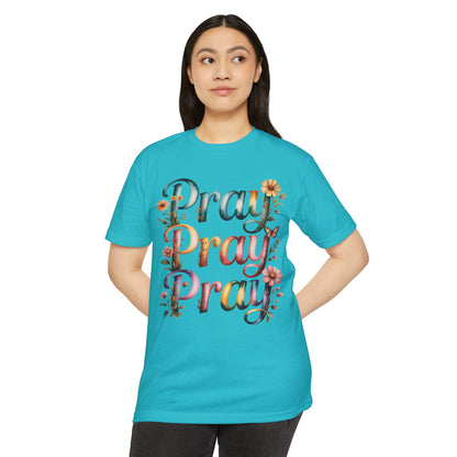 Pray Pray Pray Floral T-Shirt