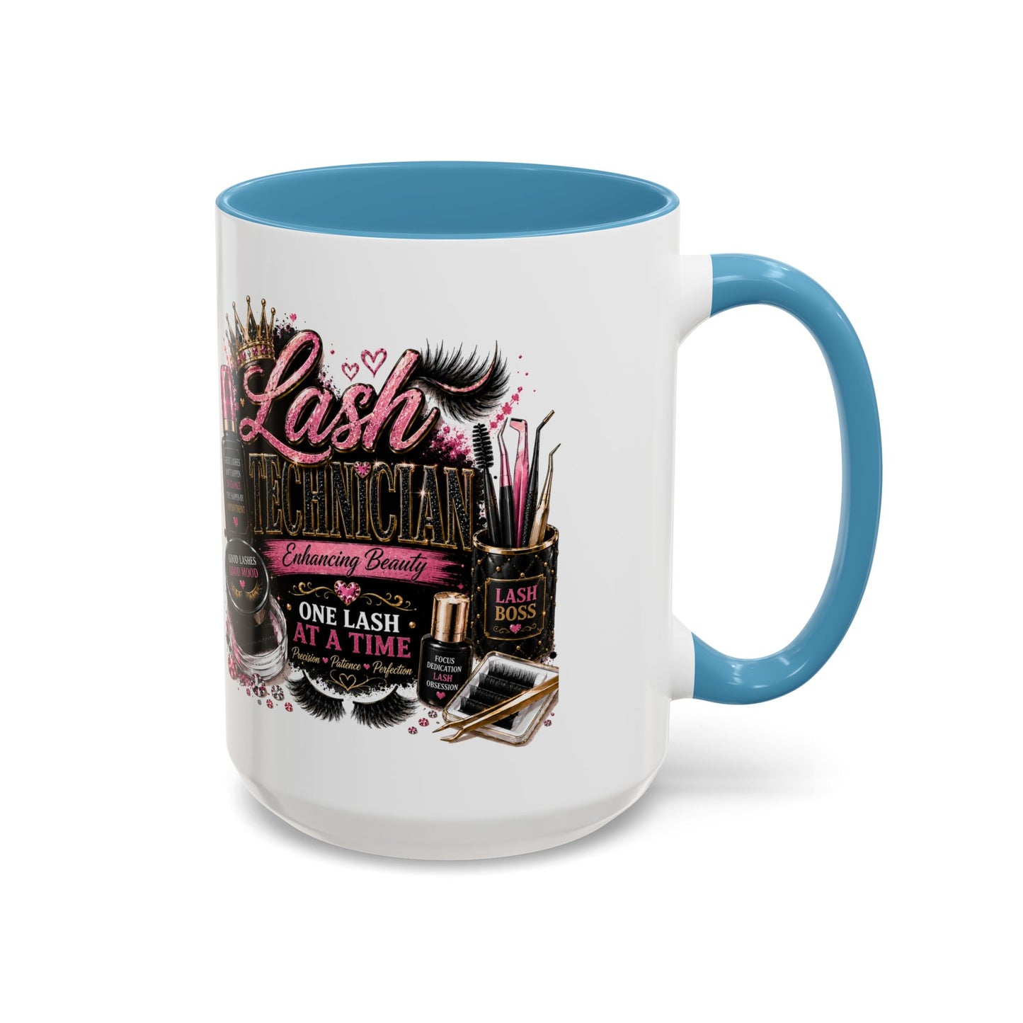 Lash Technician Coffee Mug — "Lash Technician: One Lash at a Time" Accent Mug
