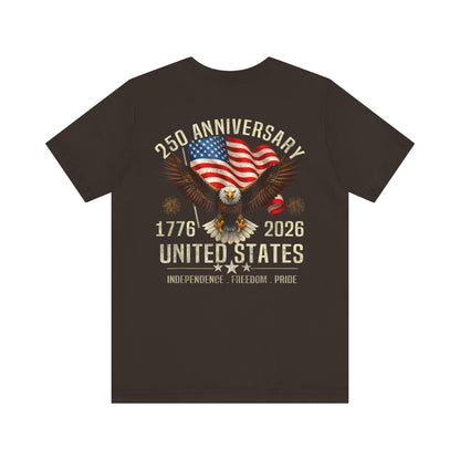 250th Anniversary United States Eagle T-Shirt – 1776–2026 Patriotic Tee