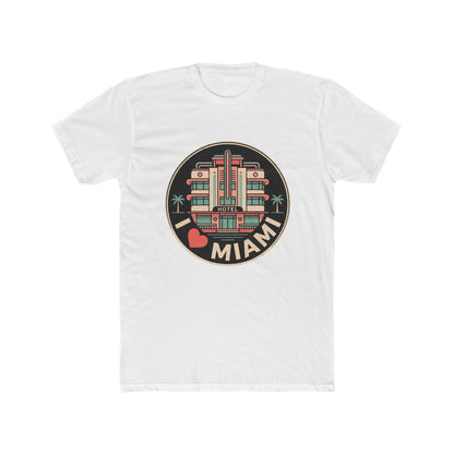 Miami Art Deco T‑Shirt — I  Miami Retro Travel Tee