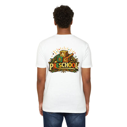 Preschool T-Shirt – Retro ABC Blocks Graphic Tee for Teachers & Kids