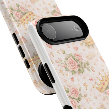 Daughter of the King Floral Phone Case — Tough Magnetic Protective Cover