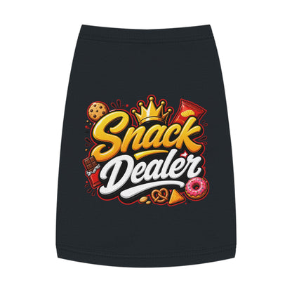 Snack Dealer Pet Tank Top – Funny Treat Lover Dog Shirt