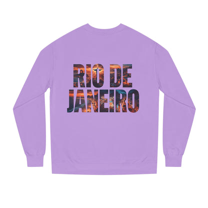 Rio de Janeiro Graphic Sweatshirt — Sunset Typography Travel Crewneck