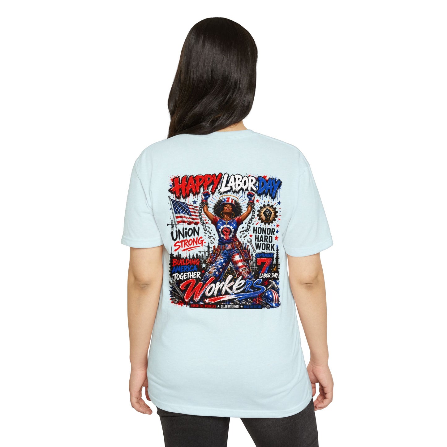 Happy Labor Day Workers T-Shirt — Union Strong, Honor Hard Work Tee