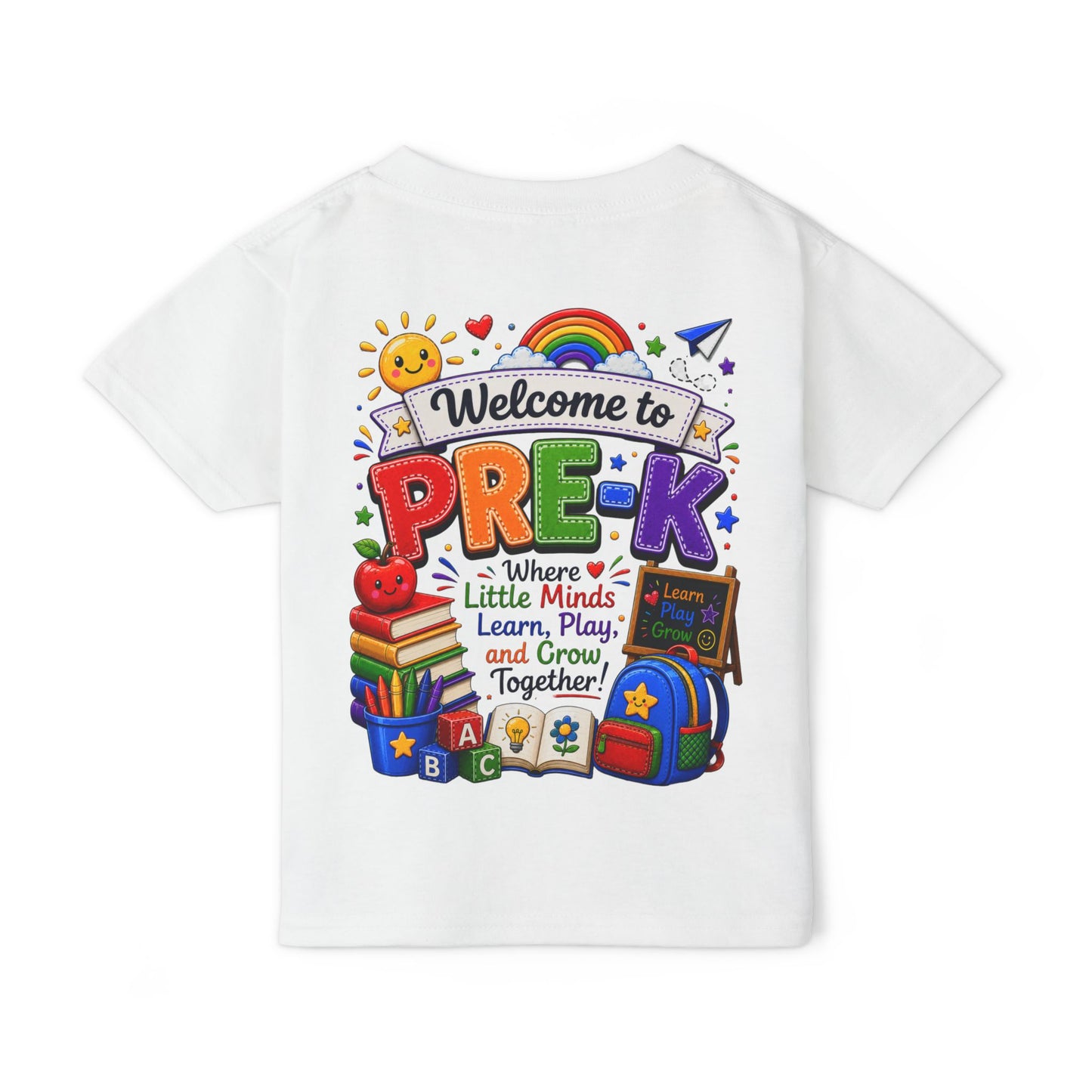 Welcome to Pre-K Toddler T-Shirt — Colorful Back-to-School Preschool Shirt