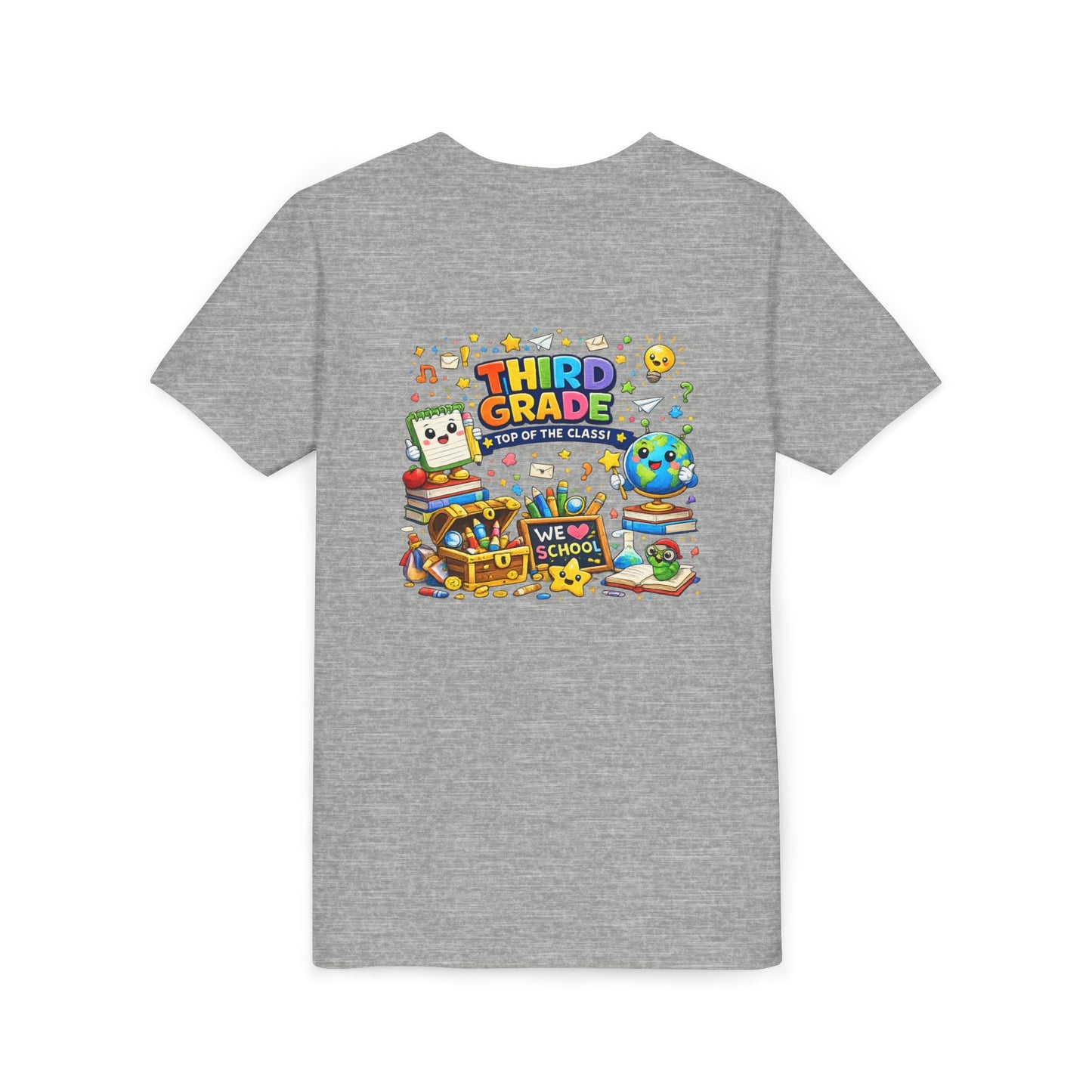Third Grade Kids Tee — "Third Grade Out of the Classroom" Back-to-School Youth Shirt