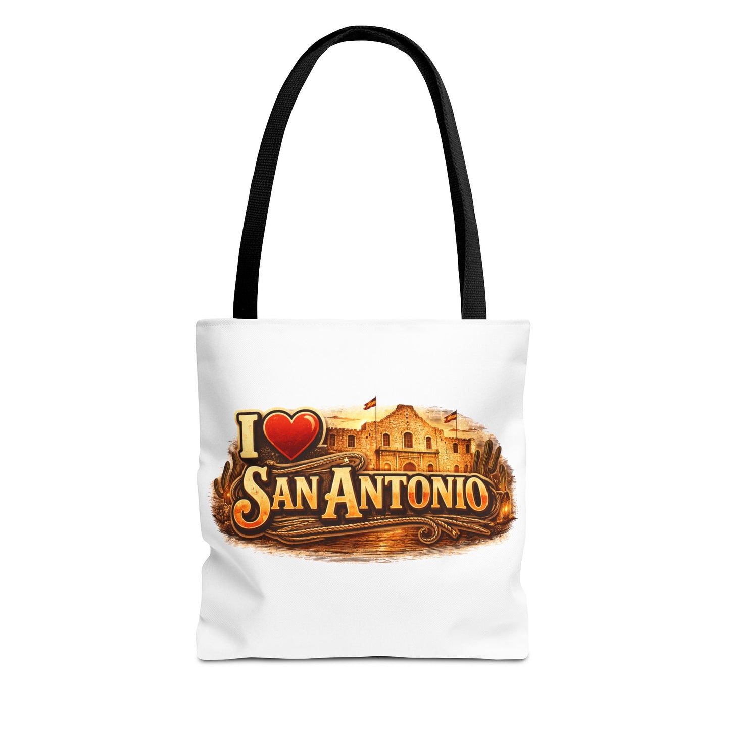 I  San Antonio Tote Bag — Alamo Vintage Souvenir Tote