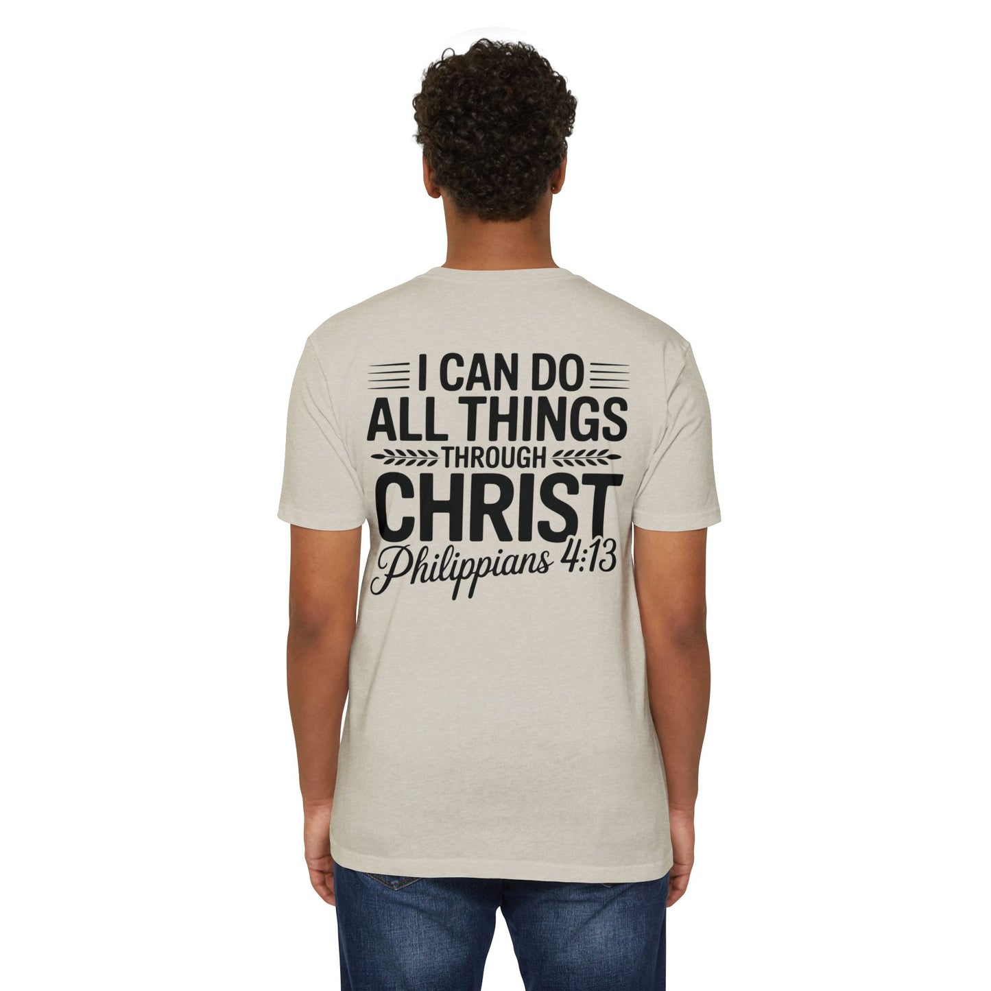 I Can Do All Things Through Christ T-Shirt – Philippians 4:13 Christian Tee