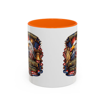 250th Anniversary United States Eagle Coffee Mug – Patriotic 1776–2026 Accent Mug