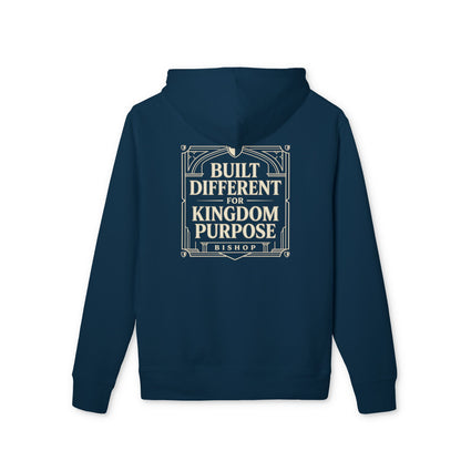 Built Different for Kingdom Purpose Hoodie — Faith-Based Inspirational Pullover