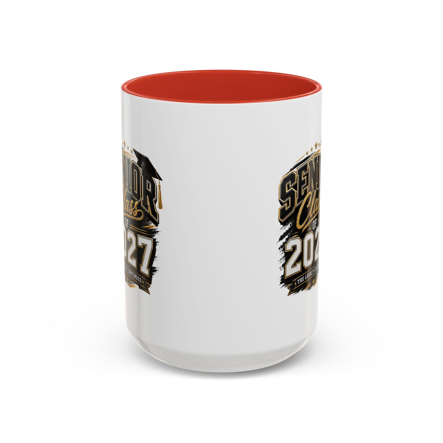 Senior Class of 2027 Accent Coffee Mug — Graduation Gift