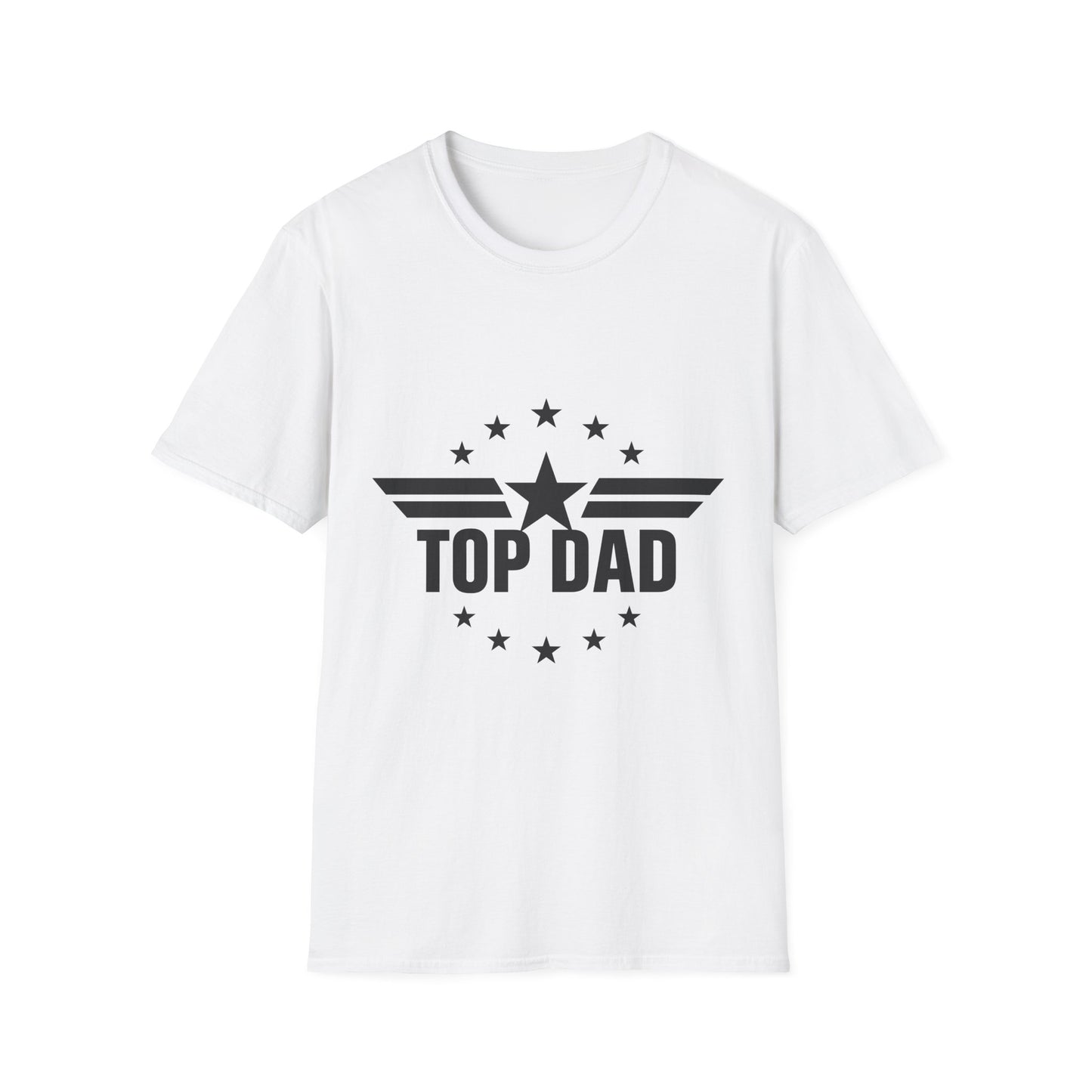 Top Dad T-Shirt — Retro Star Emblem Father's Day Tee