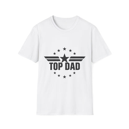 Top Dad T-Shirt — Retro Star Emblem Father's Day Tee