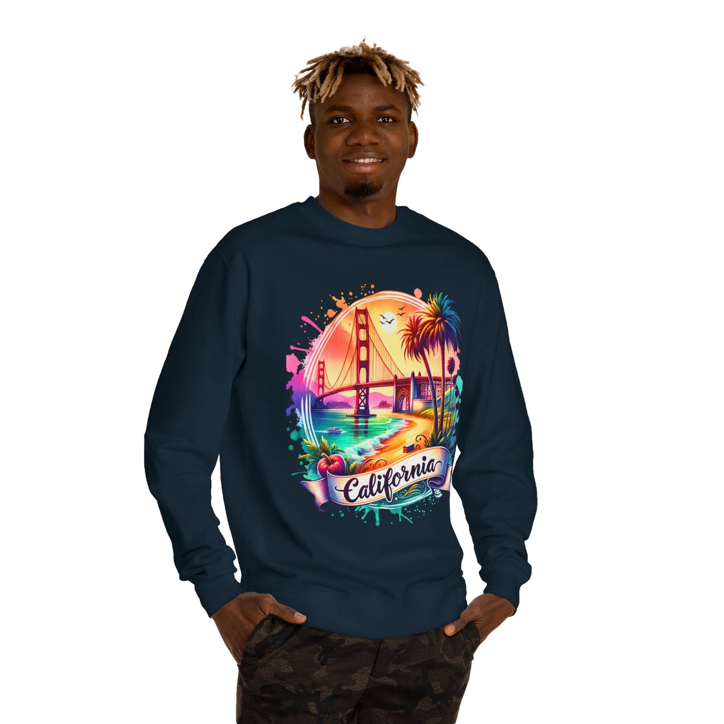 California Sunset Crewneck Sweatshirt