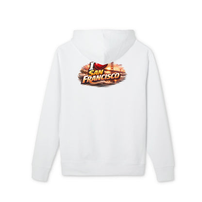 I Love San Francisco Hoodie — Retro City Skyline Graphic