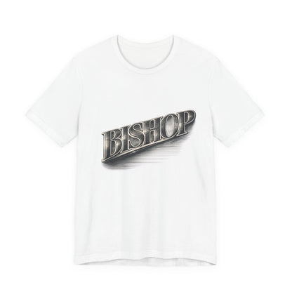 Bishop Retro Chrome Logo T‑Shirt