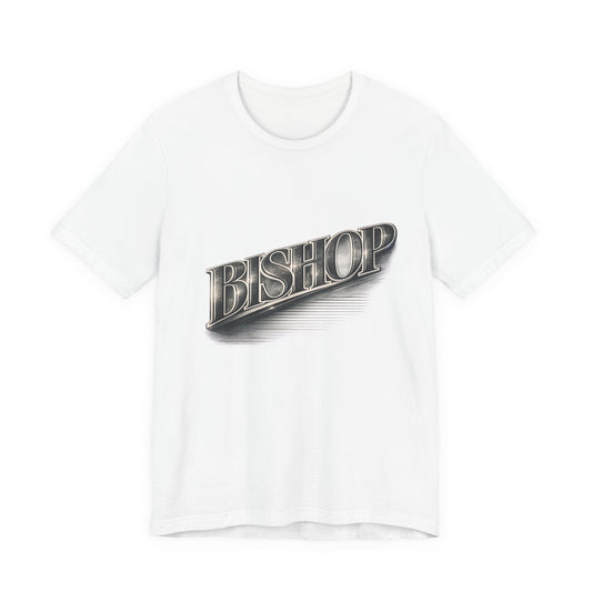 Bishop Retro Chrome Logo T‑Shirt