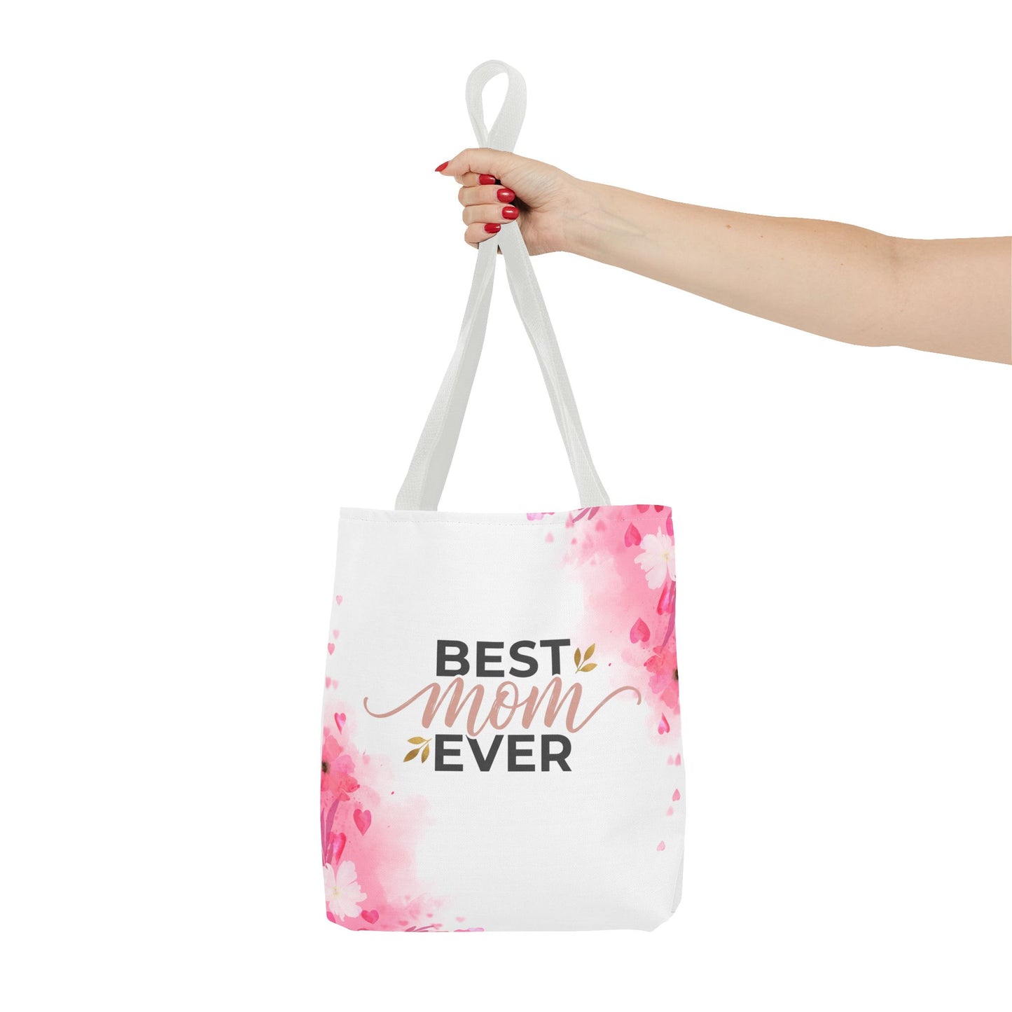 Best Mom Ever Floral Tote Bag