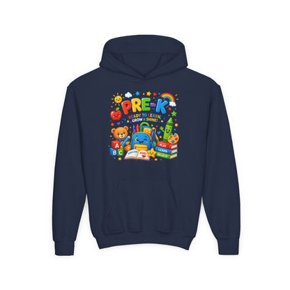 Pre-K Ready to Learn Youth Hoodie – Cute Back-to-School Preschool Sweatshirt