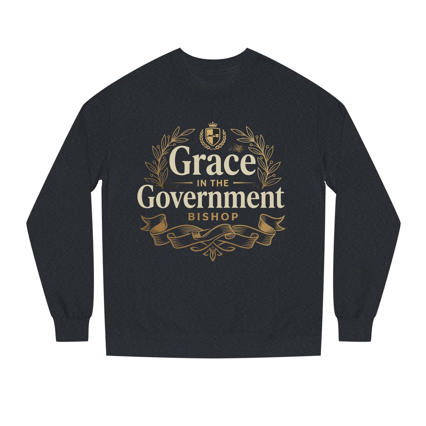 Grace in the Government Sweatshirt — Bishop Inspirational Christian Crewneck