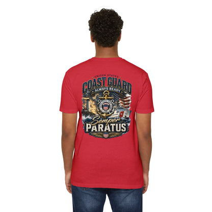 Coast Guard Semper Paratus T-Shirt – U.S. Coast Guard Veteran Tee